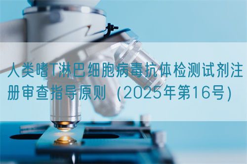 人類嗜T淋巴細胞病毒抗體檢測試劑注冊審查指導原則（2025年第16號）(圖1)